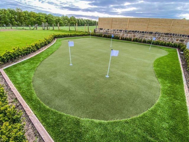Artificial grass for golf