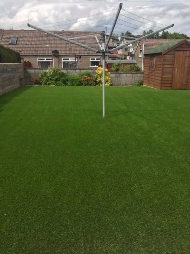 Artificial grass for gardens at residential home