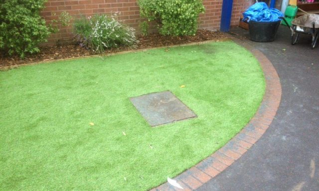 Easi-Play artificial turf installation