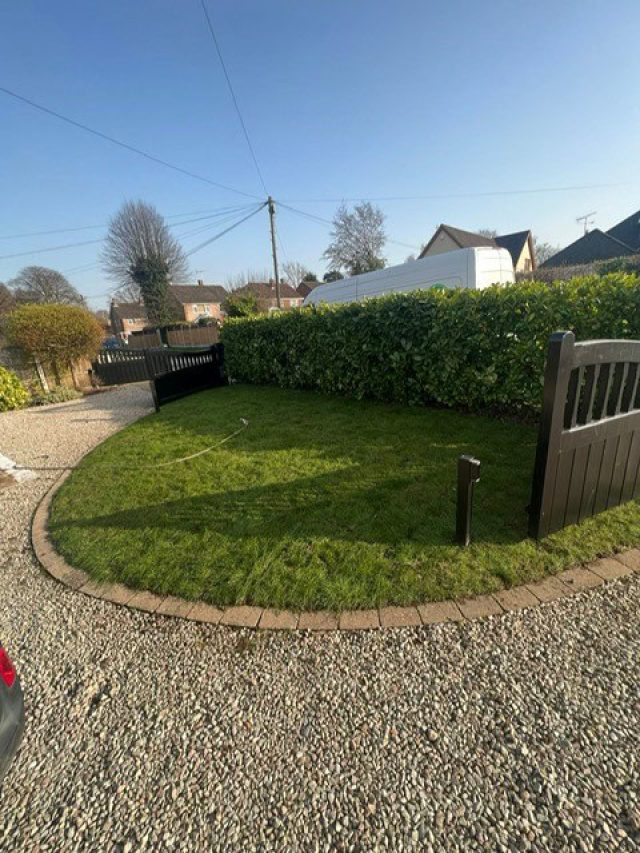 Front garden after Easi-Belgravia artificial grass installation